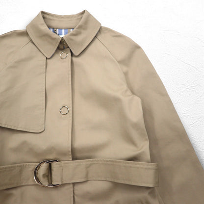 TOMMY HILFIGER ボンディング トレンチコート S ベージュ ベルト付き WW0WW22026 未使用品