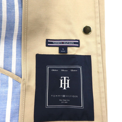 TOMMY HILFIGER ボンディング トレンチコート S ベージュ ベルト付き WW0WW22026 未使用品