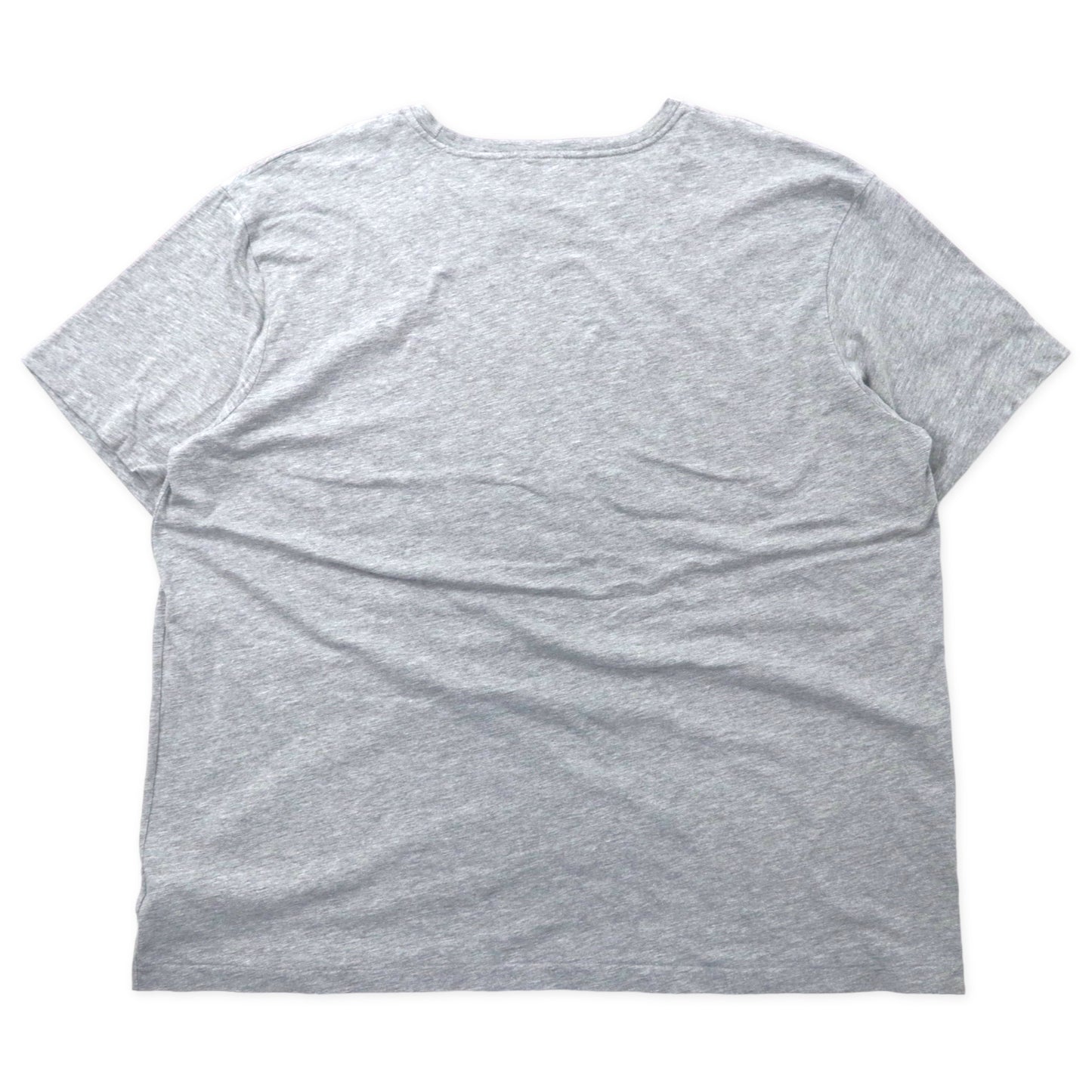 Polo by Ralph Lauren ワンポイントロゴTシャツ XXL グレー コットン スモールポニー刺繍 ビッグサイズ