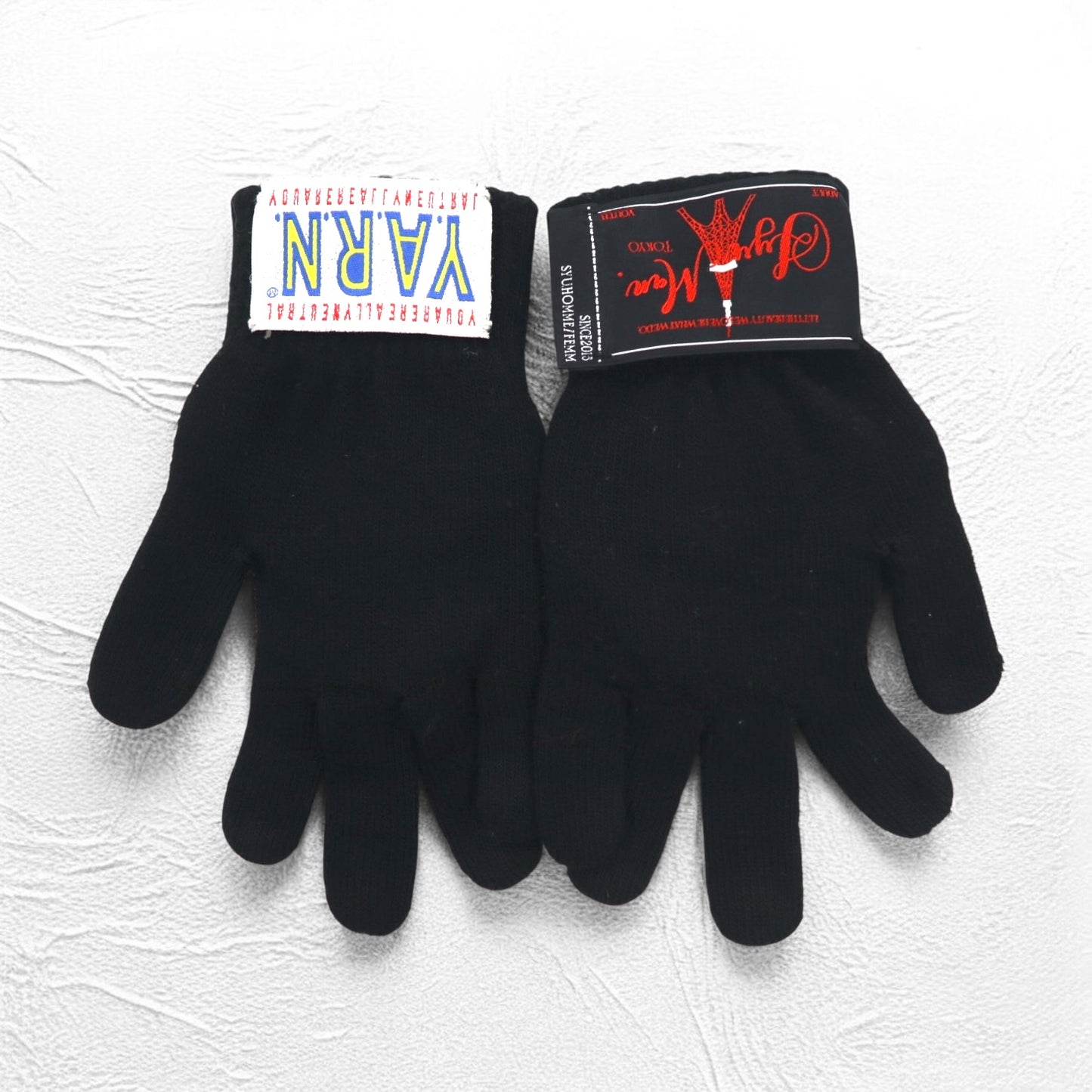 SYUMAN × Y.A.R.N. 23AW ニットグローブ Hand knitting Gloves 手袋 スカル クロス