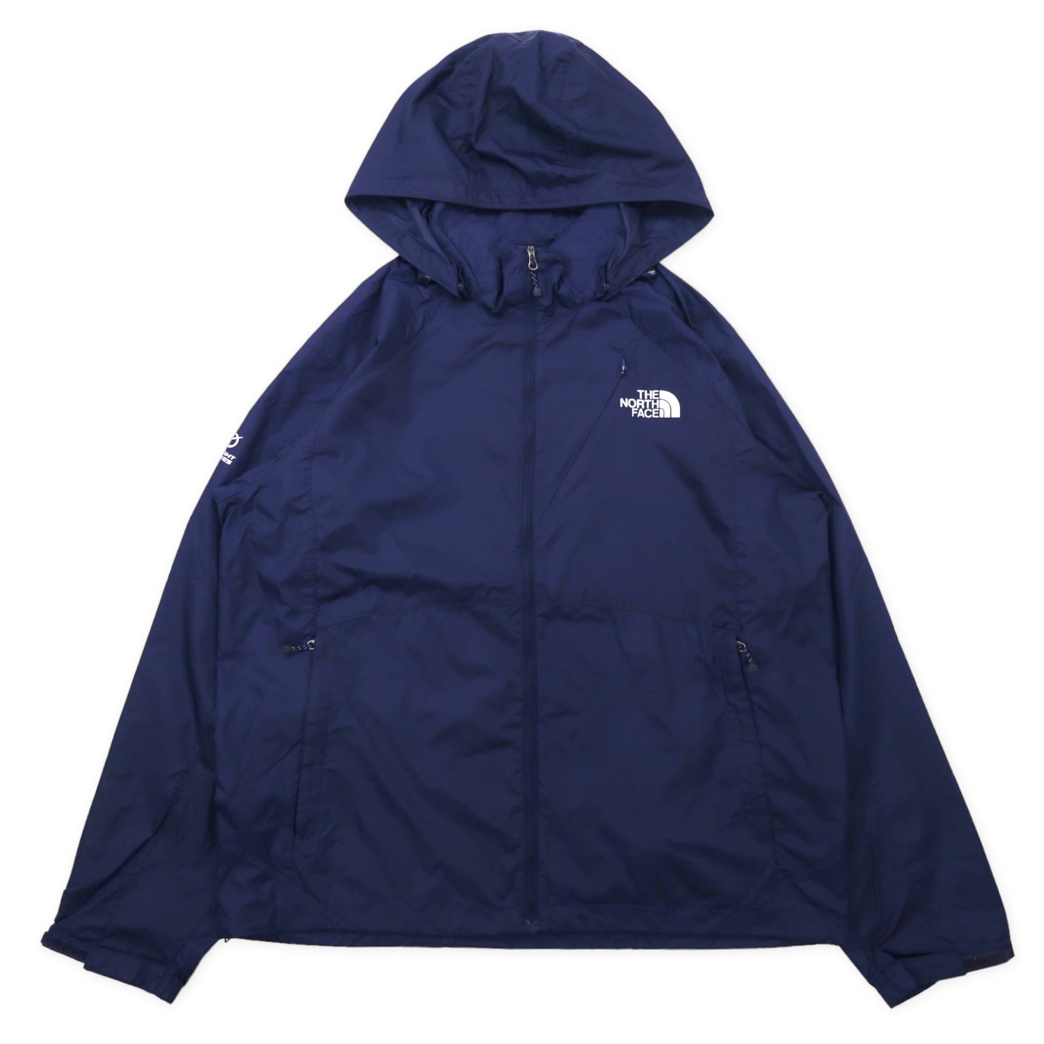 THE NORTH FACE Packable Soft Shelled Hoodie XL Navy Nylon Hoodie