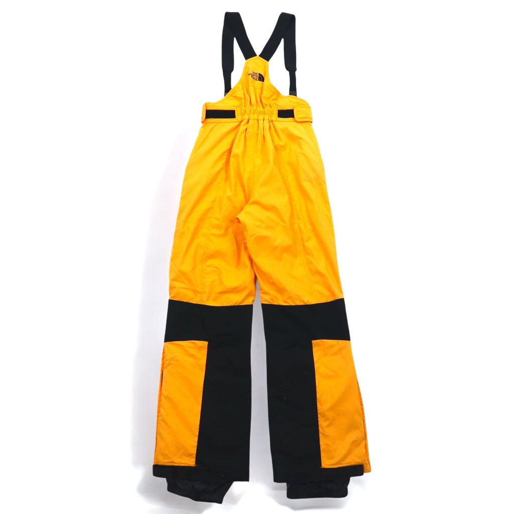 THE NORTH FACE 90s EXTREAM Overalls Skiwear Pants S Yellow Nylon Suspenders