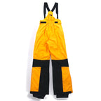 THE NORTH FACE 90s EXTREAM Overalls Skiwear Pants S Yellow Nylon Suspenders