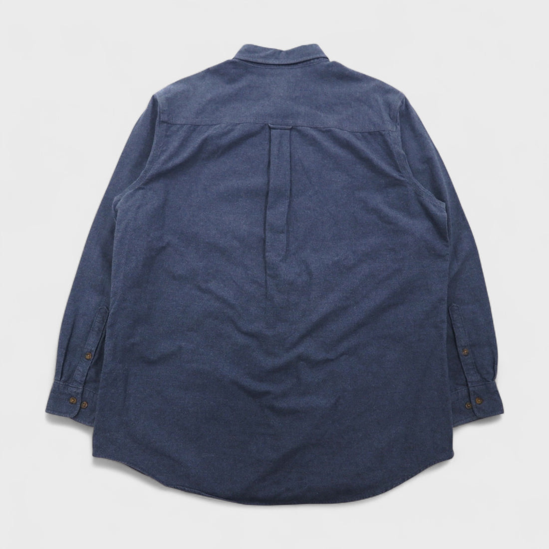 Woolrich Button-Down Flannel Shirt, XL, Navy, Chest Pocket, Midnight Blue Heather, 6433