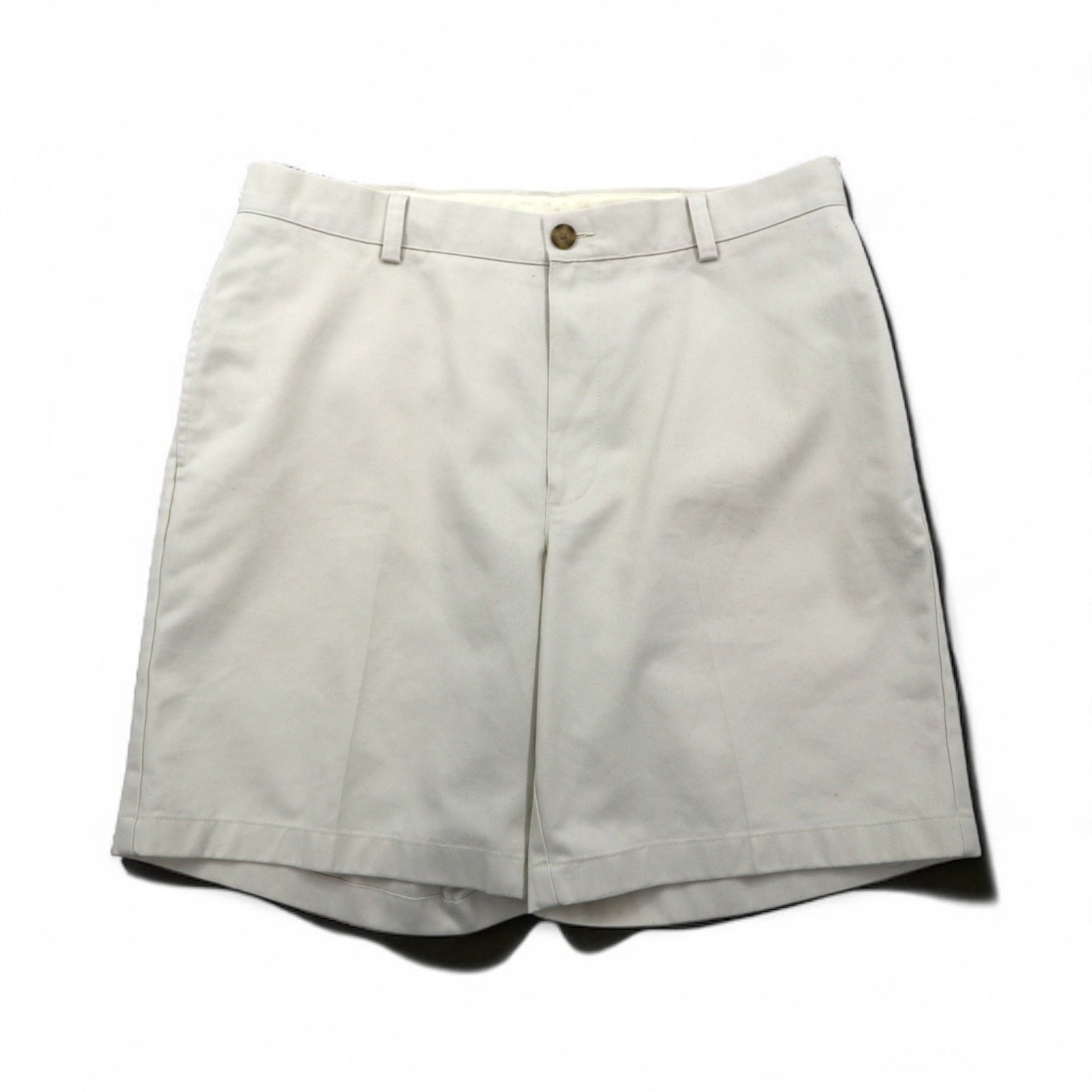 LLBean Classic Fit Double El Chino Shorts, Beige, Cotton, Size L, 267793