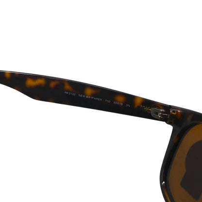 Ray-Ban New Wayfarer Wellington Sunglasses RB2132 710 55-18 3N Tortoiseshell Made in Italy, Unused