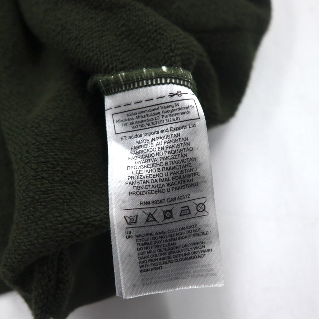 adidas originals Trefoil Hoodie Pullover Hoodie M Khaki Cotton DT7970