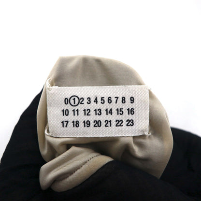 Maison Martin Margiela タートルネック シースルートップ セカンドスキン M ブラック レーヨン カシミヤ混 S51GC0286 593-2011 イタリア製