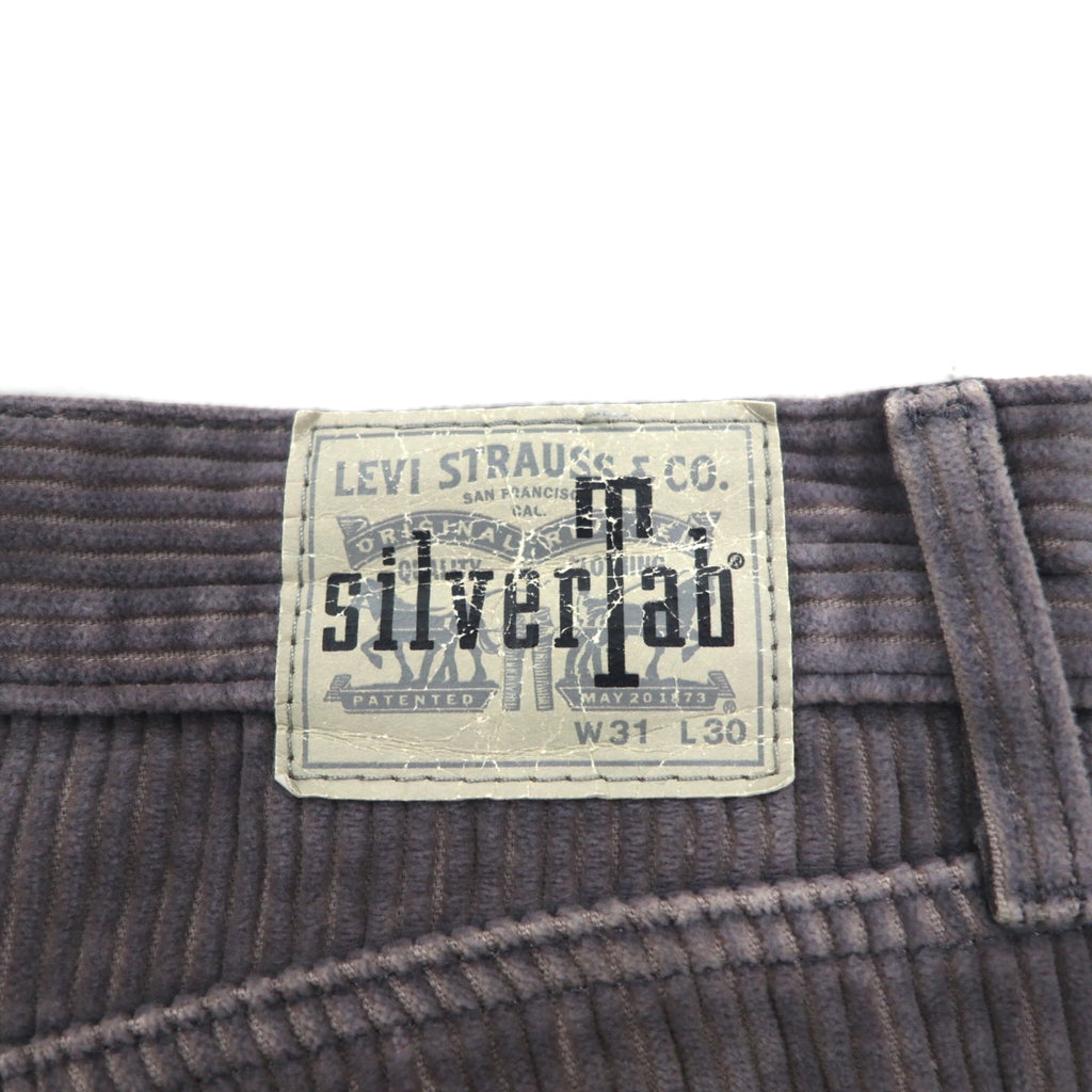 Levi's SILVER TAB 90年代 バギー チノパンツ ワイド コーデュロイパンツ M グレー BAGGY シルバータブ 39290-0007