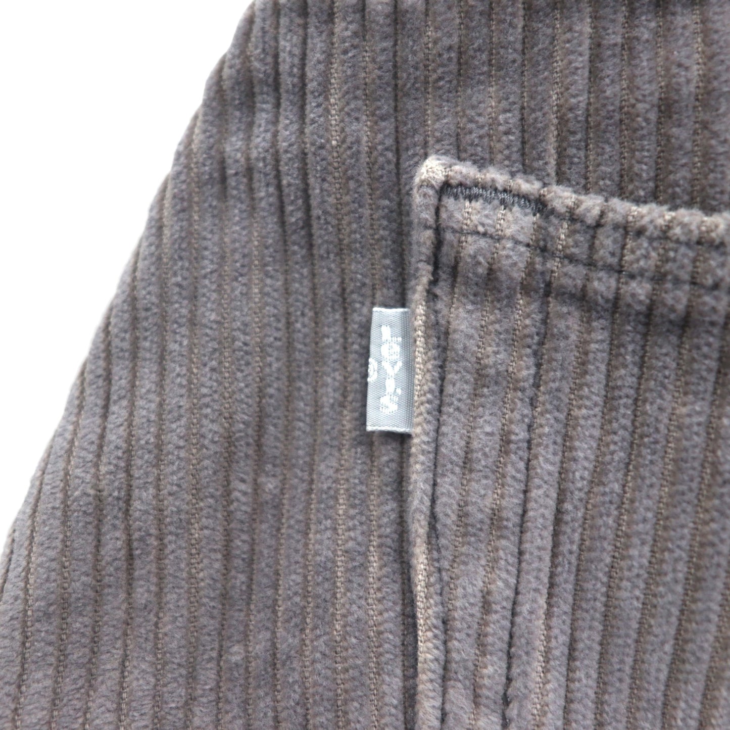 Levi's SILVER TAB 90s Baggy Chino Wide Corduroy Pants, Size M, Gray, BAGGY Silver Tab, 39290-0007