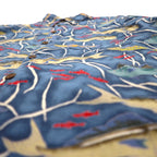 Reyn Spooner 1980s Hawaiian-made Diamond Head Tag Aloha Shirt, Size L, Navy, Egyptian Cotton, Fish Motif