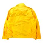 Burberrys Old Retractable Hood Swing Top Harrington Jacket MA Yellow Cotton Polyester Made in Japan