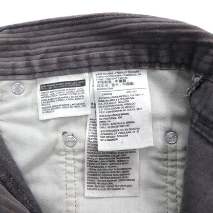 Levi's SILVER TAB 90s Baggy Chino Wide Corduroy Pants, Size M, Gray, BAGGY Silver Tab, 39290-0007