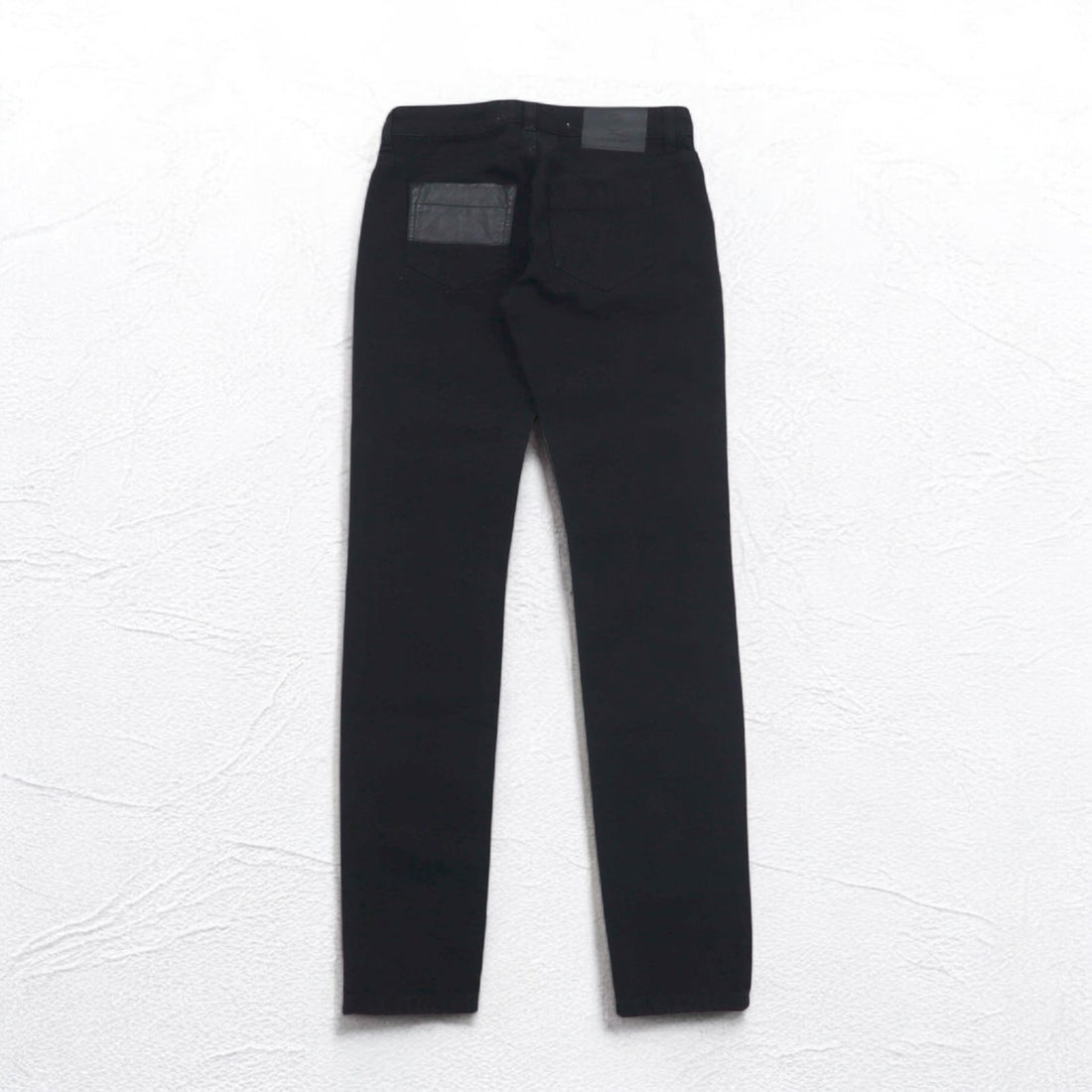 McQ Alexander McQUEEN Skinny Jeans Denim Pants M Black 349498 HYBRID LOW WAIST SKINNY JEANS Unused