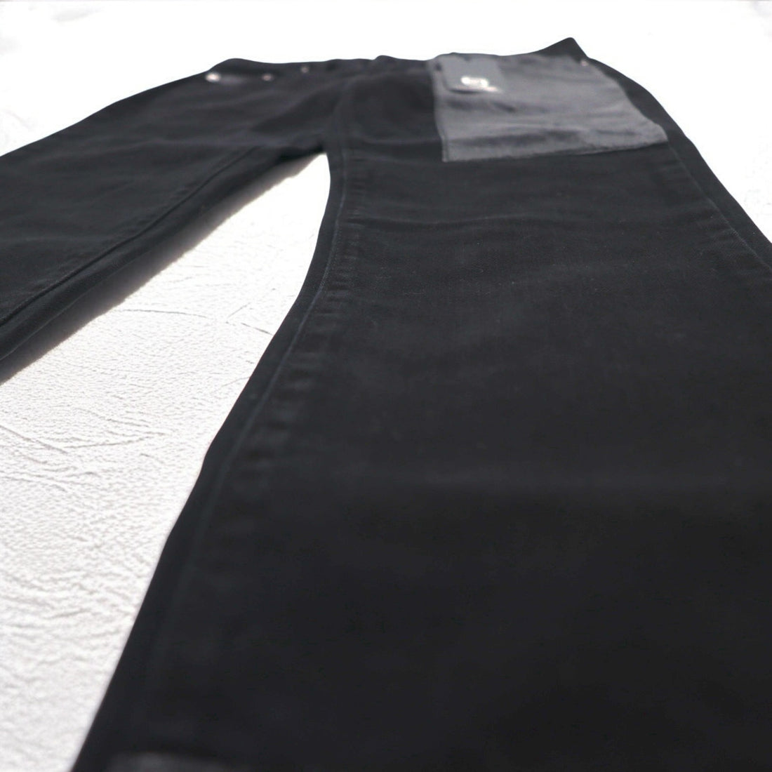 McQ Alexander McQUEEN Skinny Jeans Denim Pants M Black 349498 HYBRID LOW WAIST SKINNY JEANS Unused