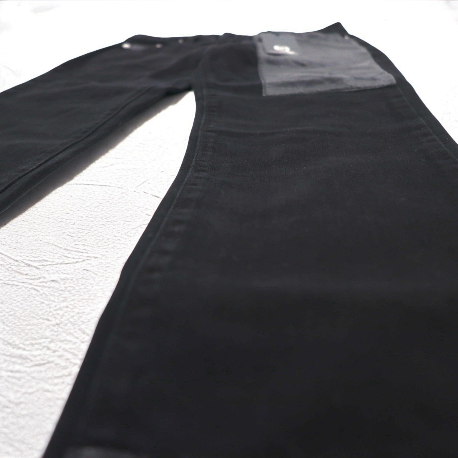 McQ Alexander McQUEEN スキニージーンズ デニムパンツ M ブラック 349498 HYBRID LOW WAIST SKINNY JEANS 未使用品