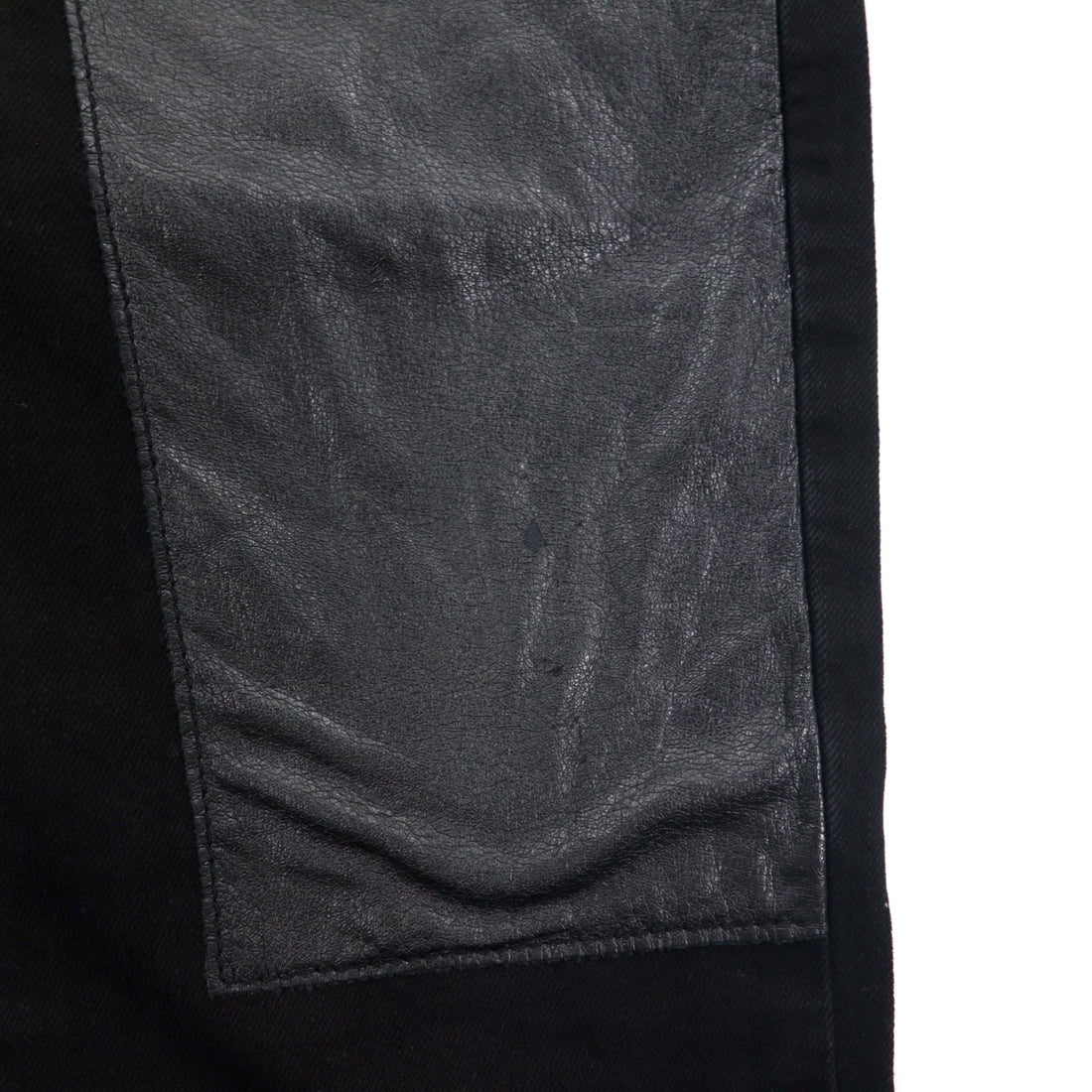 McQ Alexander McQUEEN Skinny Jeans Denim Pants M Black 349498 HYBRID LOW WAIST SKINNY JEANS Unused