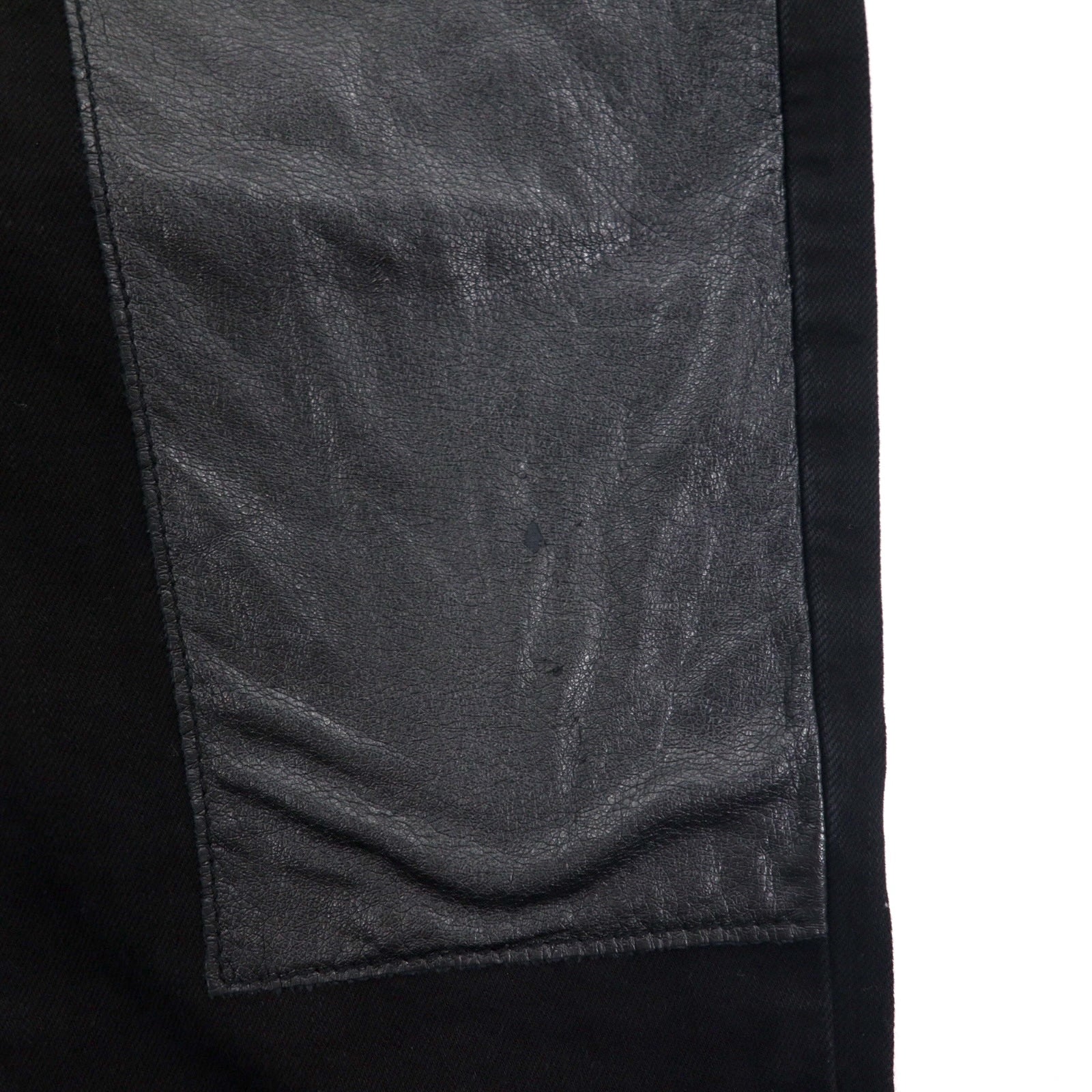 McQ Alexander McQUEEN スキニージーンズ デニムパンツ M ブラック 349498 HYBRID LOW WAIST SKINNY JEANS 未使用品