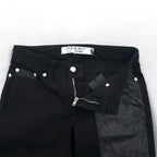 McQ Alexander McQUEEN スキニージーンズ デニムパンツ M ブラック 349498 HYBRID LOW WAIST SKINNY JEANS 未使用品