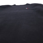 TOMMY HILFIGER 90年代 クルーネック コットンニット セーター XL ブラック