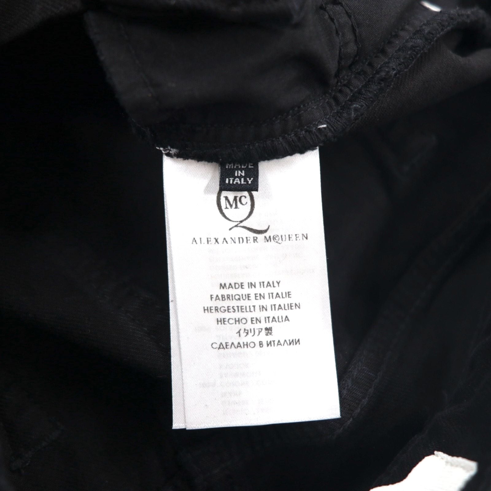 McQ Alexander McQUEEN スキニージーンズ デニムパンツ M ブラック 349498 HYBRID LOW WAIST SKINNY JEANS 未使用品