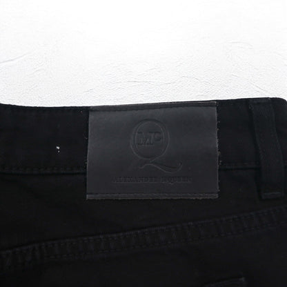 McQ Alexander McQUEEN スキニージーンズ デニムパンツ M ブラック 349498 HYBRID LOW WAIST SKINNY JEANS 未使用品