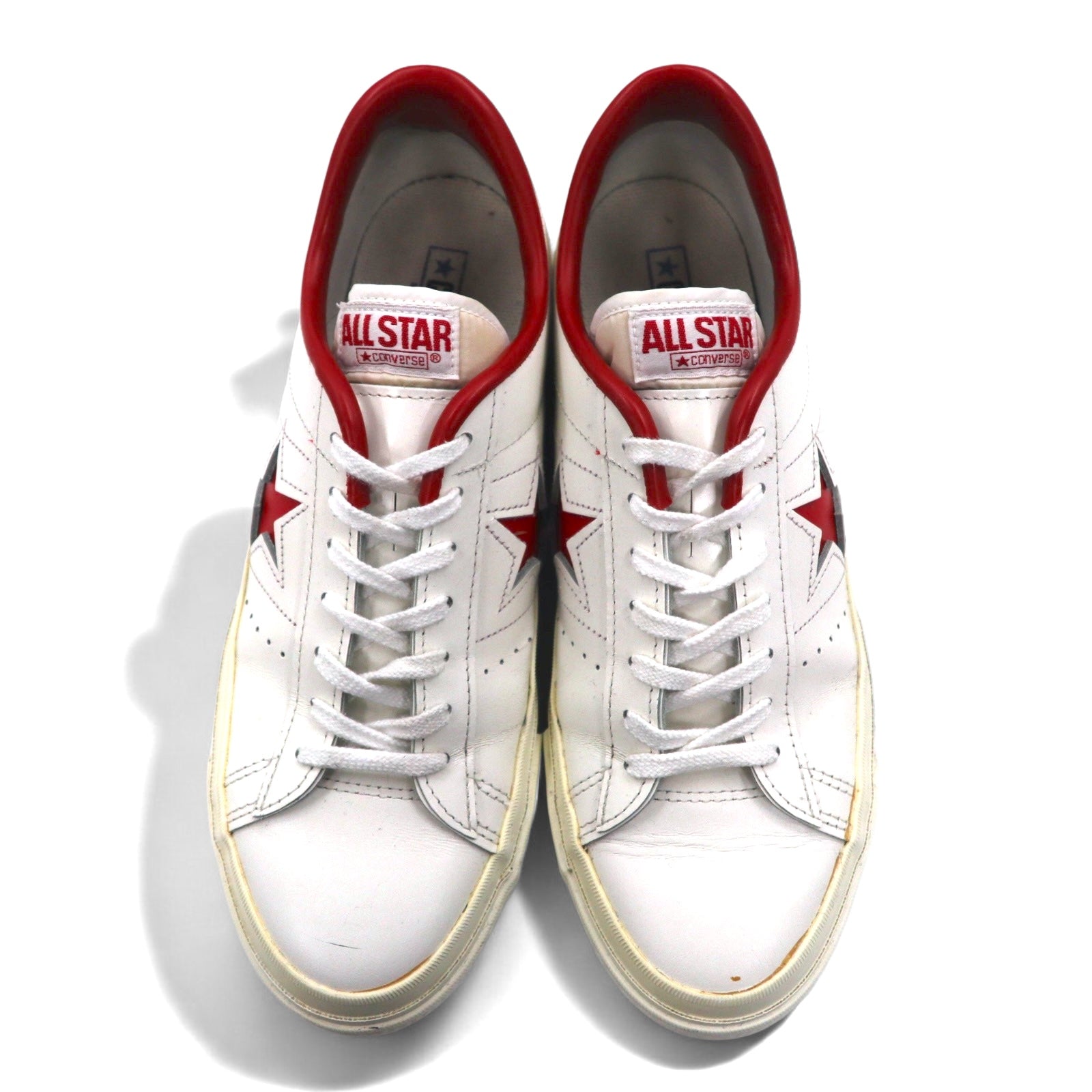 CONVERSE 日本製 コンバース ワンスター J 白/赤 26.5cm 8インチ ONE 