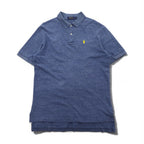 POLO RALPH LAUREN Polo shirt M Navy Cotton Pique Small pony embroidery