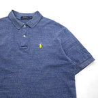 POLO RALPH LAUREN Polo shirt M Navy Cotton Pique Small pony embroidery