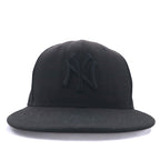 NEWERA ベースボールキャップ 58.7cm ブラック アクリル MLB ニューヨーク ヤンキース