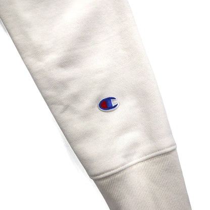 Champion リバースウィーブ REVERSE WEAVE ハイネック クロップド スウェット トレーナー XL ホワイト 青単タグ 復刻 短丈
