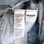 Levi's デニムジャケット Gジャン XL ブルー アイスウォッシュ コットン 47024-0010 コロンビア製