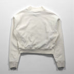 Champion Reverse Weave High Neck Cropped Sweatshirt, Size XL, White, with Blue Single Tag, Reissue, Short Length