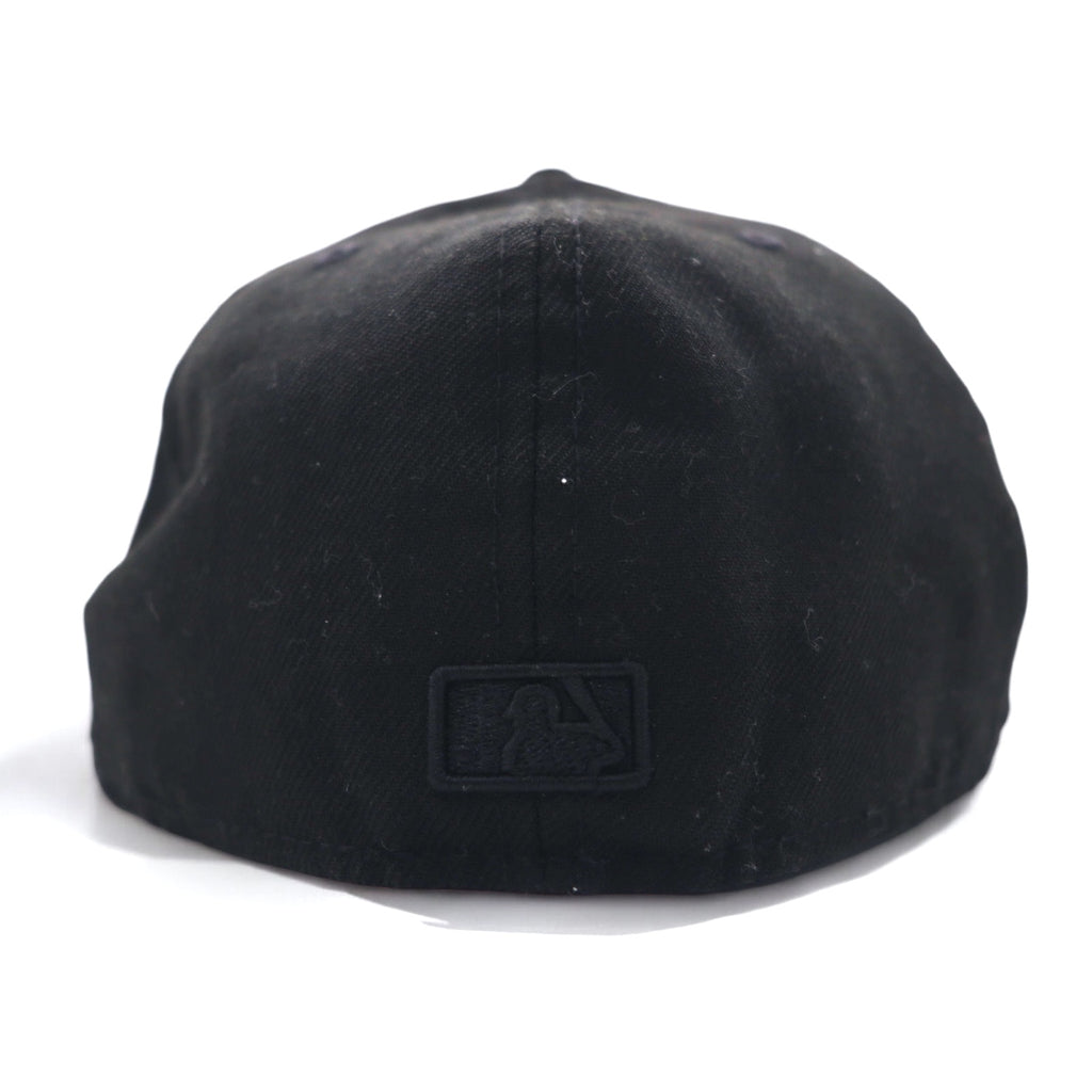 NEWERA ベースボールキャップ 58.7cm ブラック アクリル MLB ニューヨーク ヤンキース
