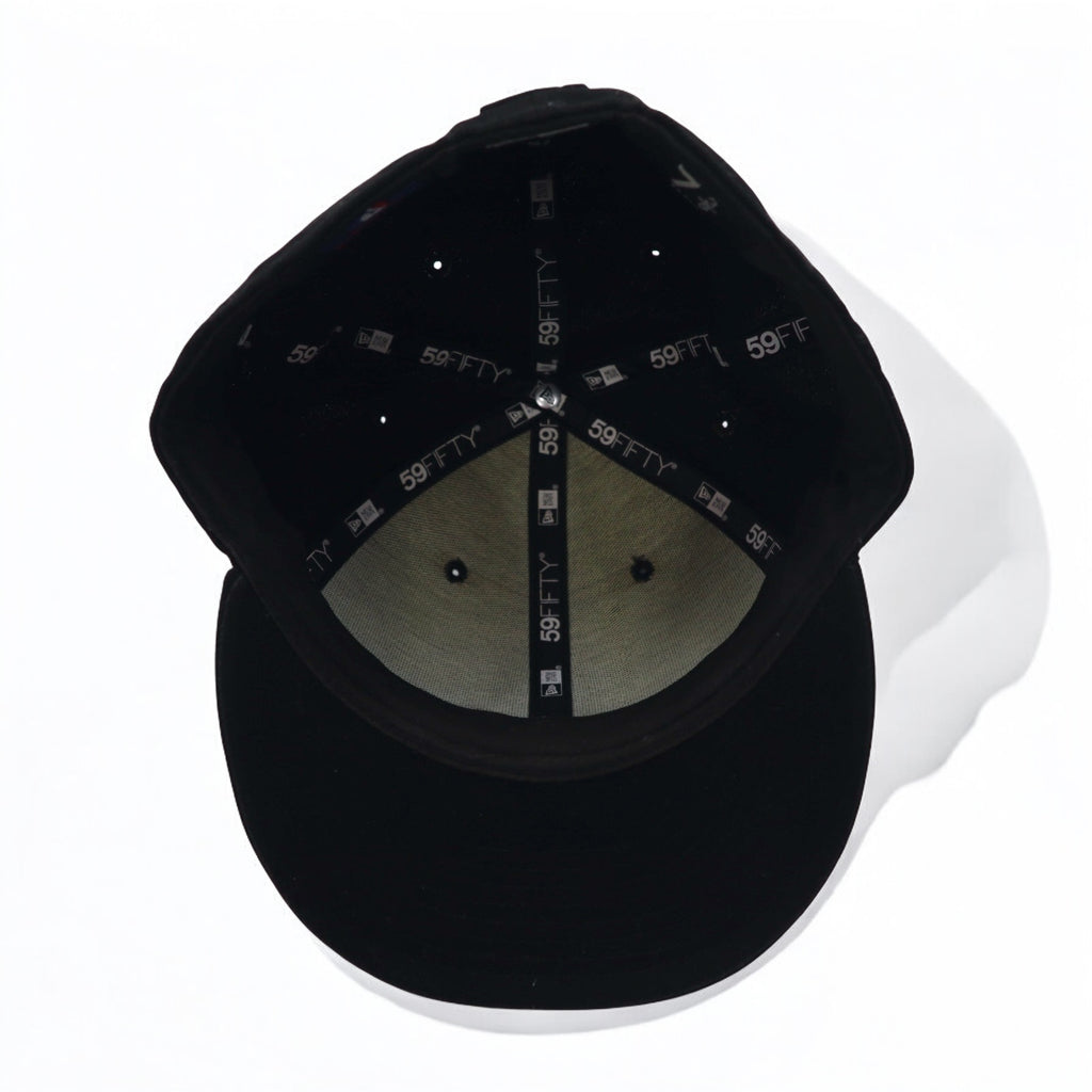 NEWERA ベースボールキャップ 58.7cm ブラック アクリル MLB ニューヨーク ヤンキース