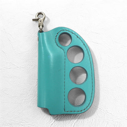 blackmeans メリケン ライターケース ターコイズ ブルー レザー スナップフック