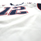 NIKE Game Shirt, XL, White, Polyester, NFL PATRIOTS Numbering