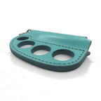 blackmeans American Lighter Case Turquoise Blue Leather Snap Hook