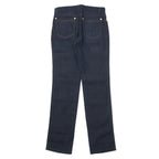 GUCCI Stretch Denim Pants Size 40 Blue Dark Navy Zipper Fly Made in Italy