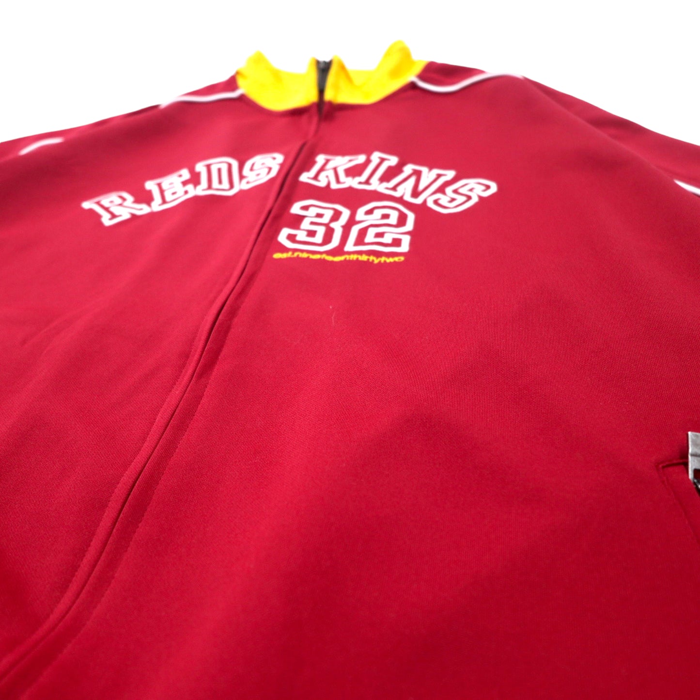 reebok NFL RED SKINS トラックジャケット ジャージ 2XL レッド ポリエステル ナンバリング ビッグサイズ スリランカ製