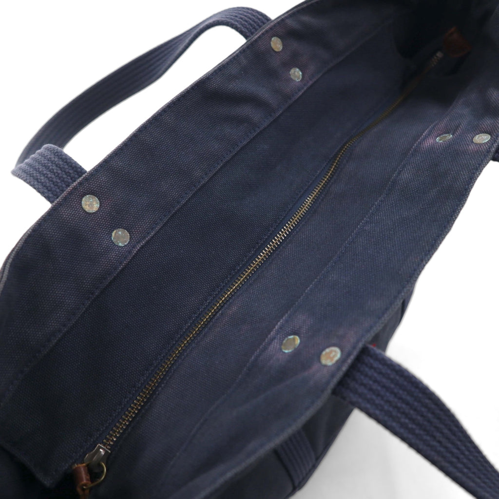 Polo Ralph Lauren Vintage Big Pony Tote Bag in Navy Canvas