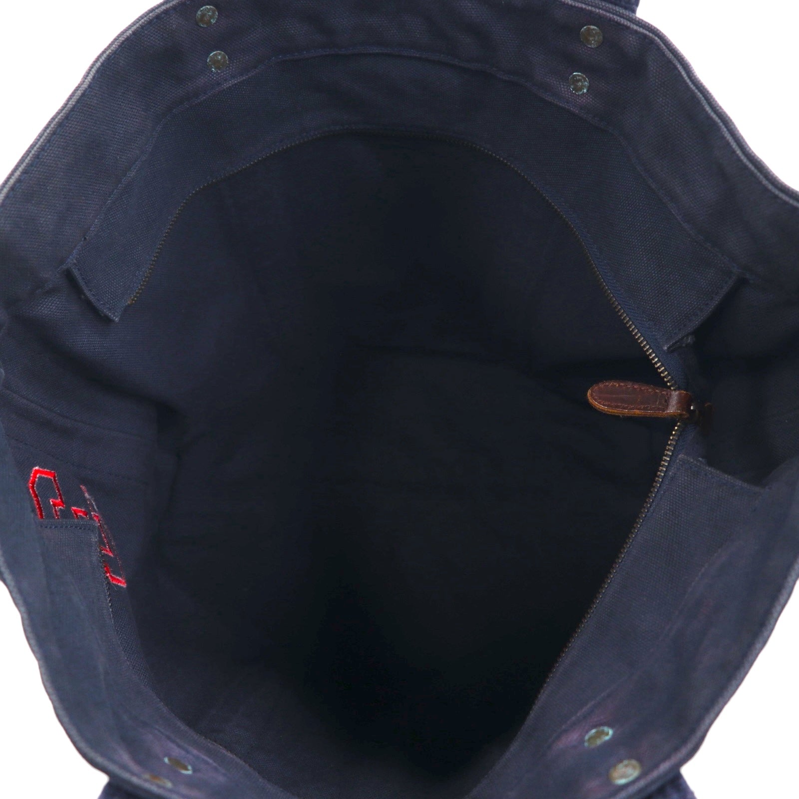 Polo Ralph Lauren Vintage Big Pony Tote Bag in Navy Canvas