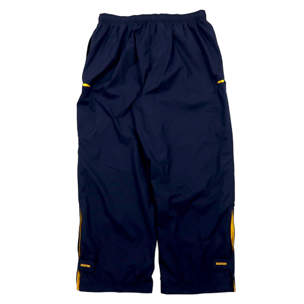 STARTER 90s Track Pants Jersey Wind Pants XL Navy Mesh Liner Unused