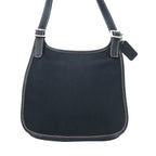 COACH USA made Old Coach crossbody bag shoulder bag black canvas leather 8114