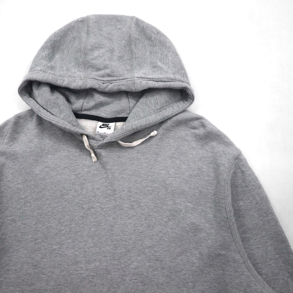 NIKE SB Premium Skate Hoodie, XL, Gray, with Zip Pocket, DH2644-063