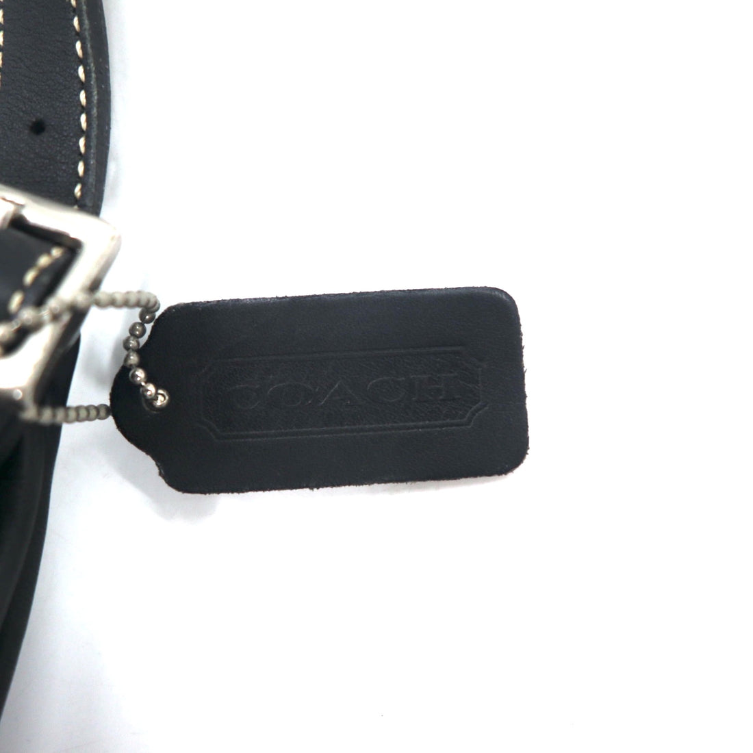 COACH USA made Old Coach crossbody bag shoulder bag black canvas leather 8114