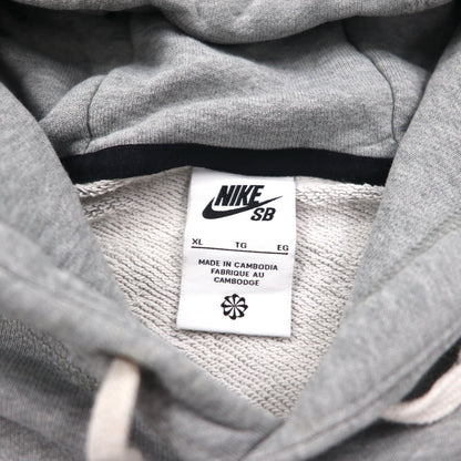 NIKE SB プレミアム スケート フーディー パーカー XL グレー PREMIUM SKATE HOODIE ジップポケット DH2644-063