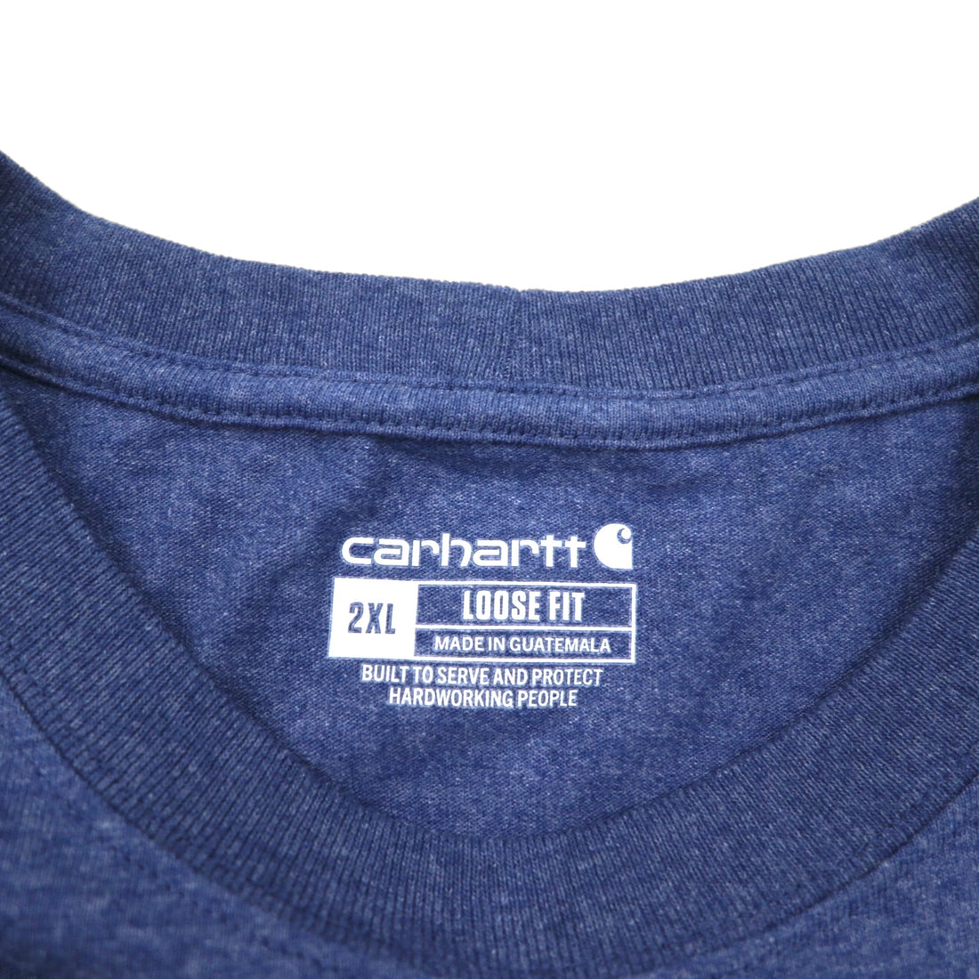 carhartt ルーズフィット ポケット Tシャツ 2XL LOOSE FIT ネイビー コットン