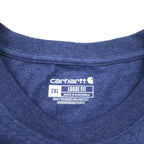 carhartt ルーズフィット ポケット Tシャツ 2XL LOOSE FIT ネイビー コットン