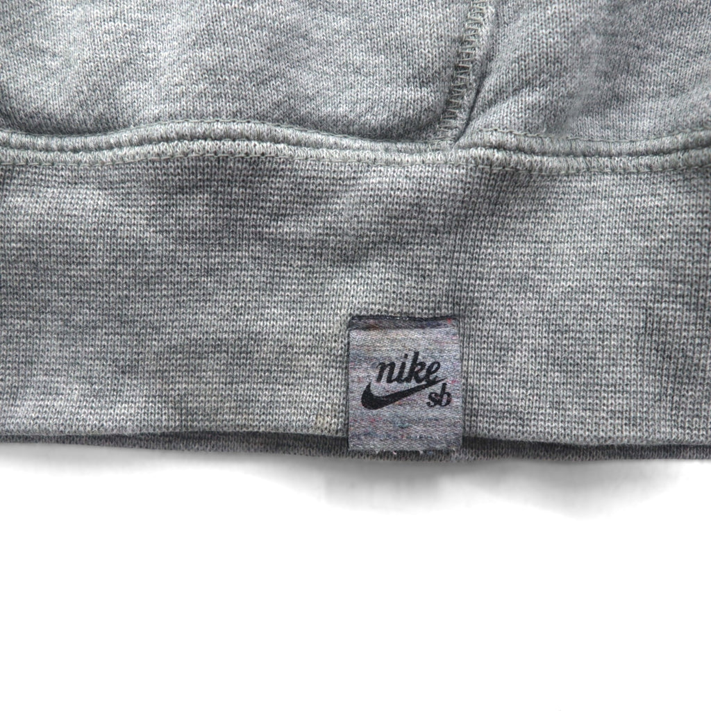NIKE SB Premium Skate Hoodie, XL, Gray, with Zip Pocket, DH2644-063